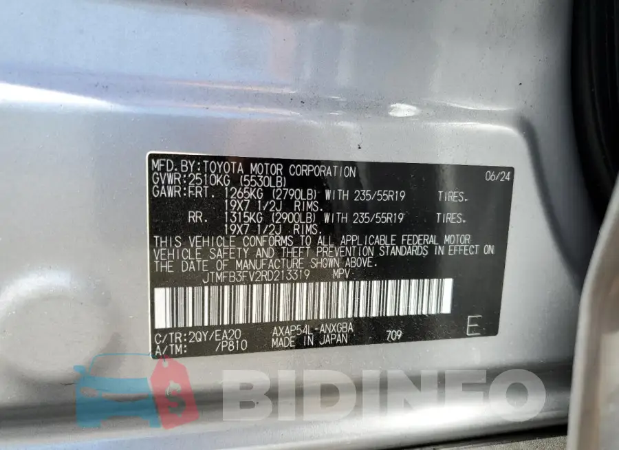 JTMFB3FV2RD213319 Photo# 13