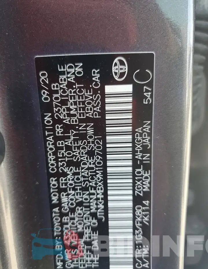JTNKHMBX9M1097021 Photo# 13