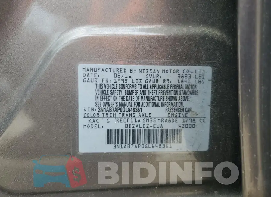 3N1AB7AP0GL648361 Photo# 12