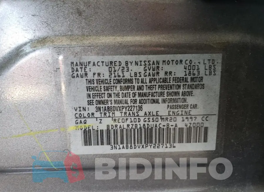 3N1AB8DVXPY227136 Photo# 13