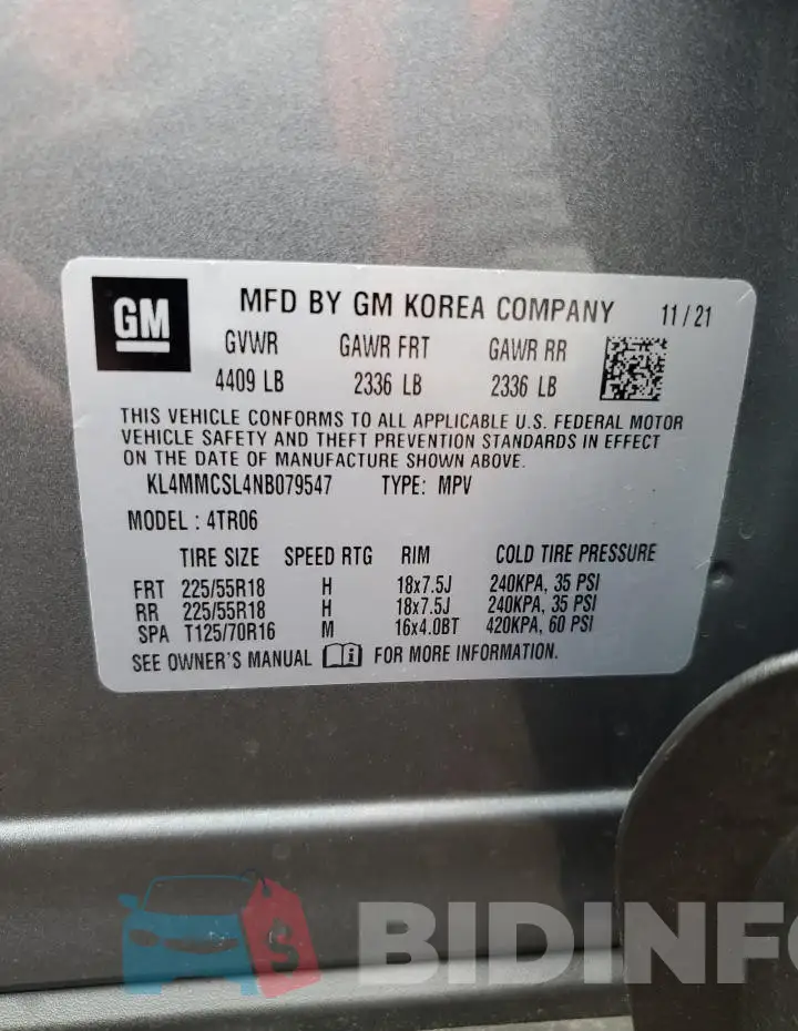 KL4MMCSL4NB079547 Photo# 12