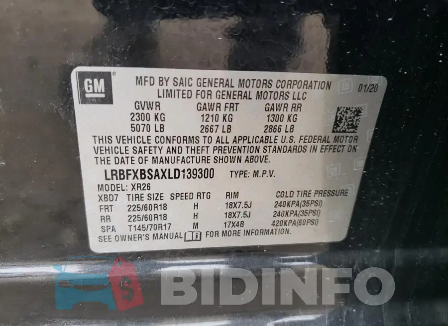 LRBFXBSAXLD139300 Photo# 14