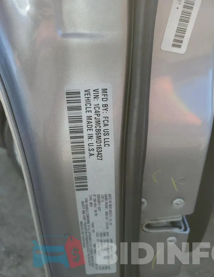 1C4PJMCB6MD163427 Photo# 13