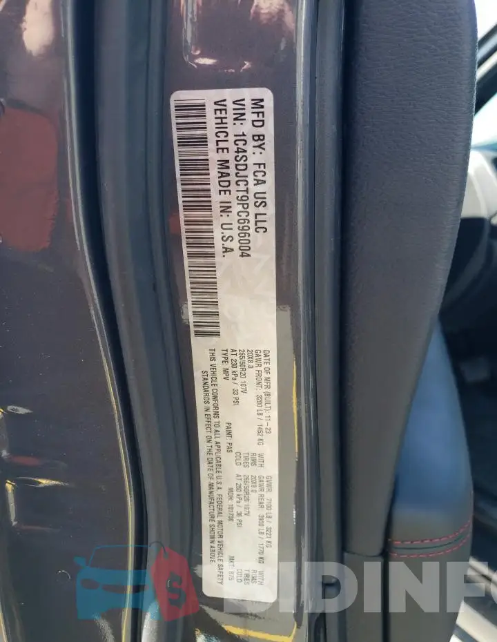 1C4SDJCT9PC696004 Photo# 14