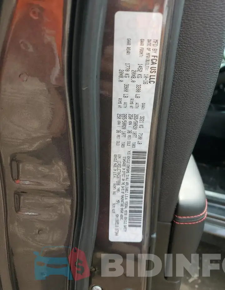 1C4SDJCTXHC677558 Photo# 14