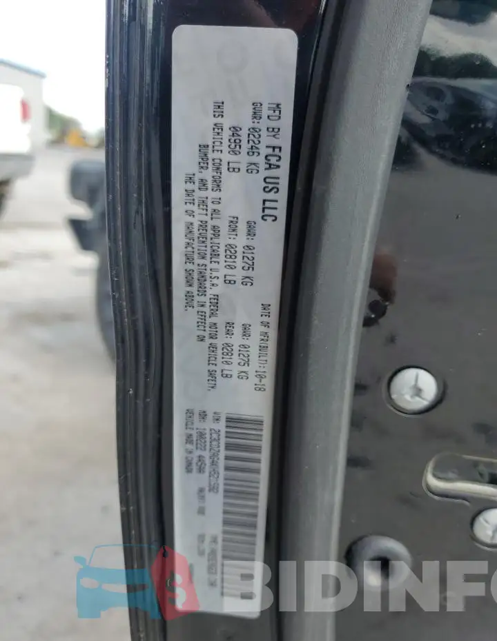 2C3CDZAG4KH521582 Photo# 13