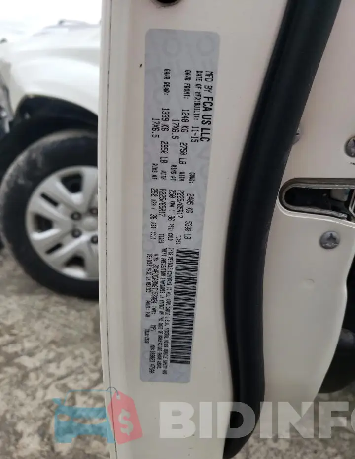 3C4PDCABXGT158024 Photo# 13