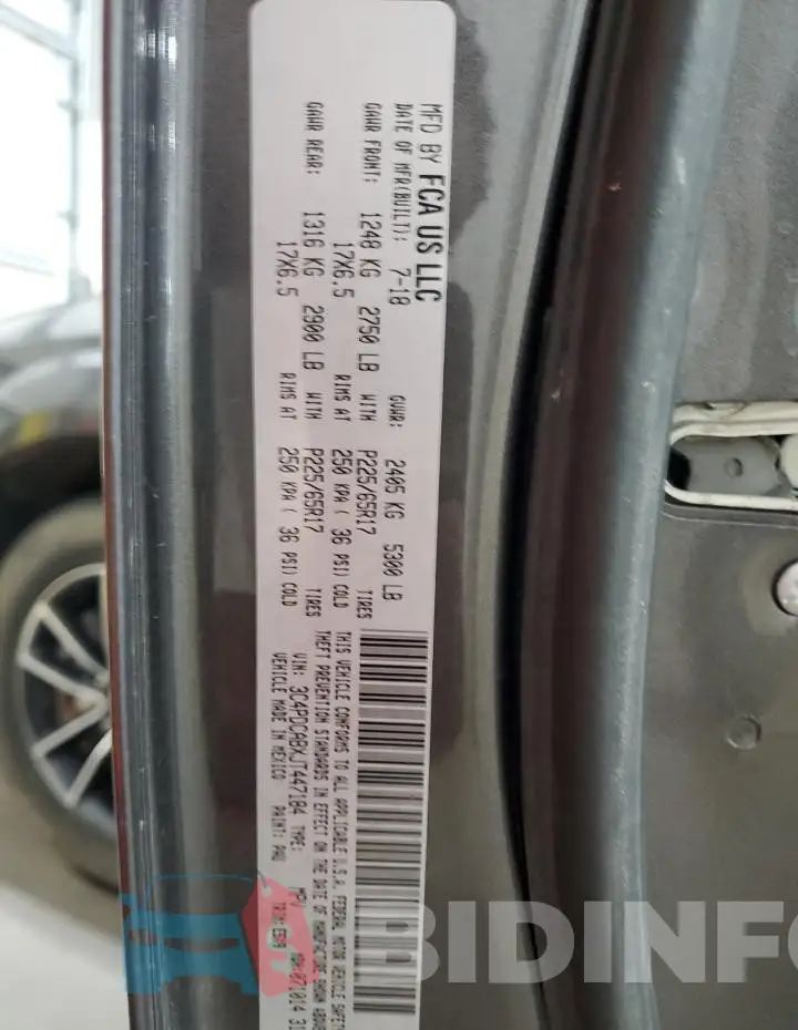 3C4PDCABXJT447184 Photo# 13