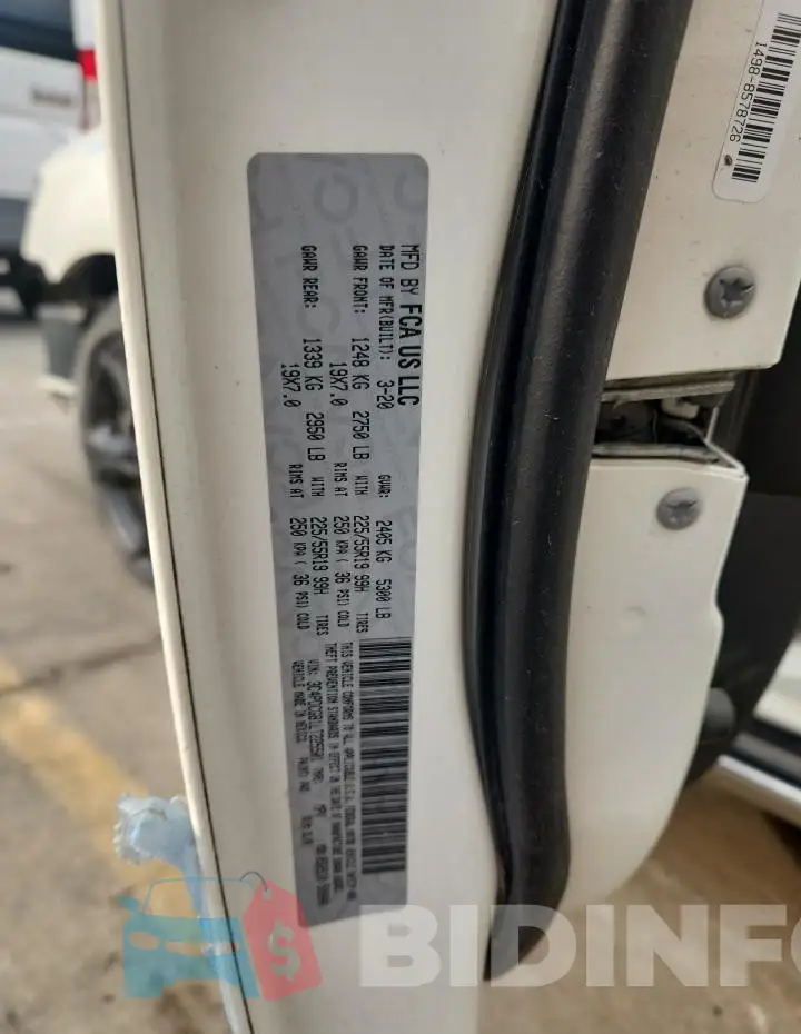 3C4PDCGB1LT225501 Photo# 12