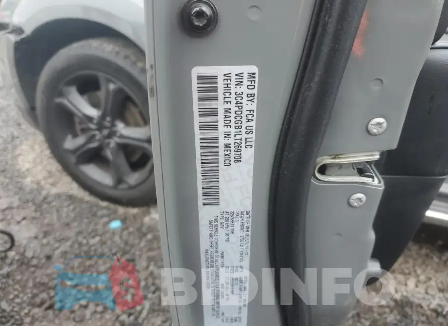 3C4PDCGB1LT269708 Photo# 13