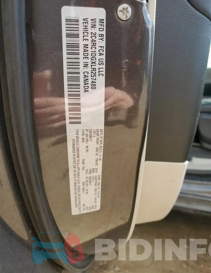 2C4RC1DGXLR257480 Photo# 13