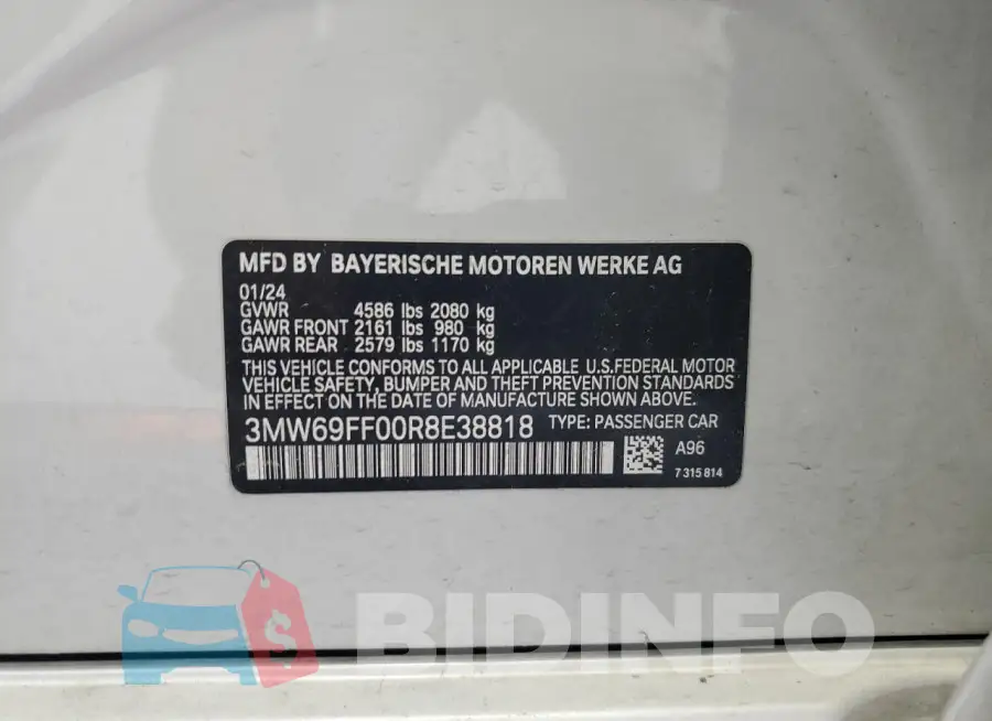 3MW69FF00R8E38818 Photo# 13