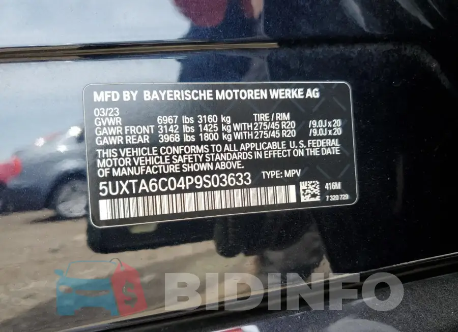 5UXTA6C04P9S03633 Photo# 13