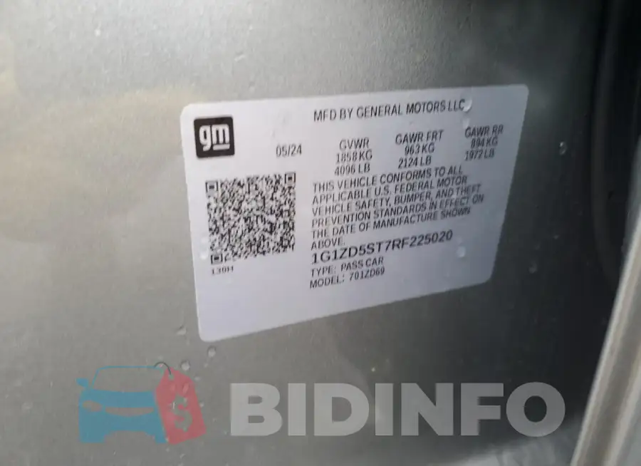 1G1ZD5ST7RF225020 Photo# 12