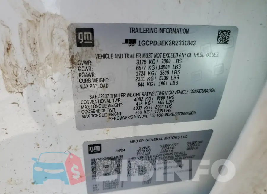 1GCPDBEK2RZ331843 Photo# 12