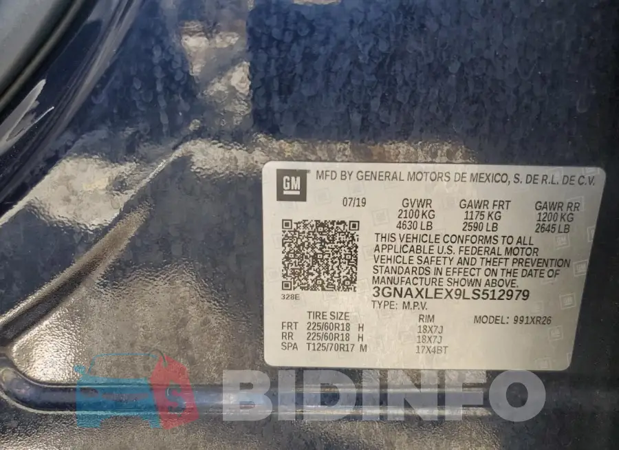 3GNAXLEX9LS512979 Photo# 13