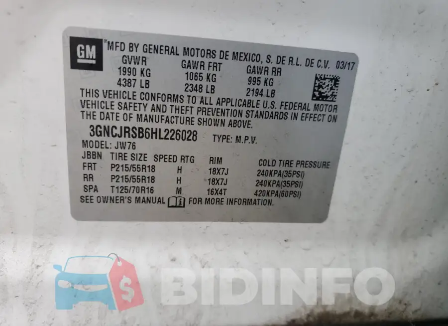 3GNCJRSB6HL226028 Photo# 12