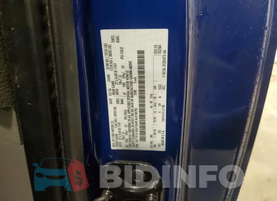 1FTFX1EF2HFA31879 Photo# 12