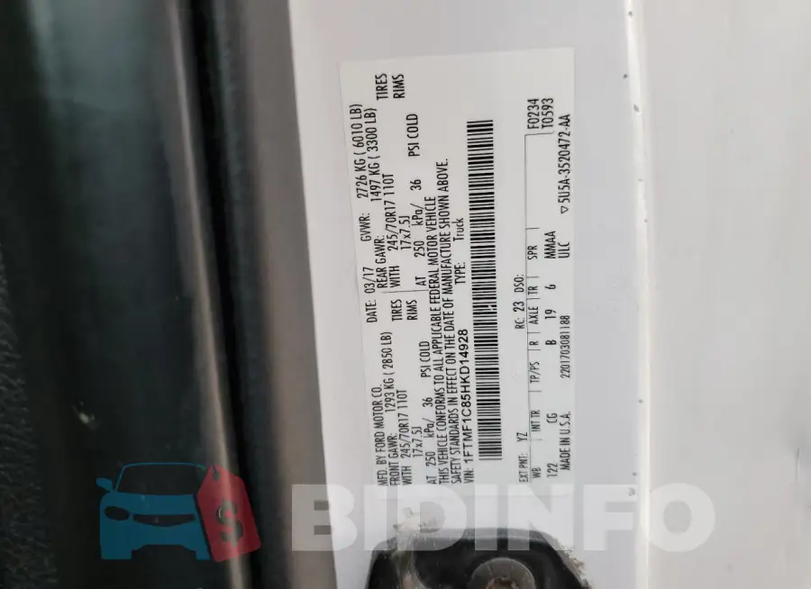 1FTMF1C85HKD14928 Photo# 12
