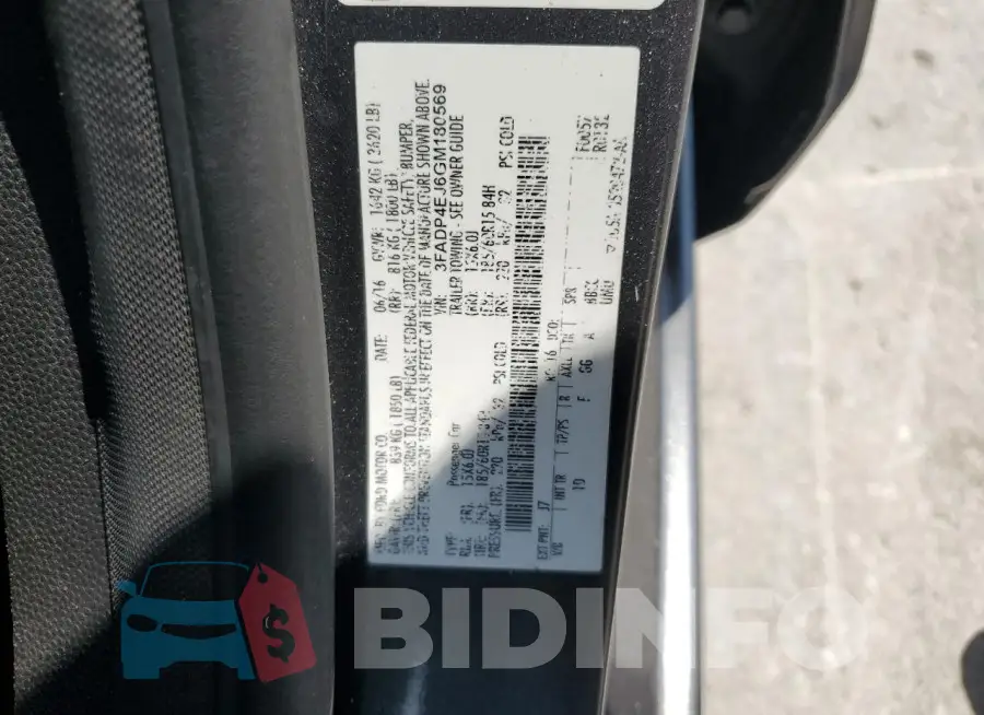 3FADP4EJ6GM180569 Photo# 12