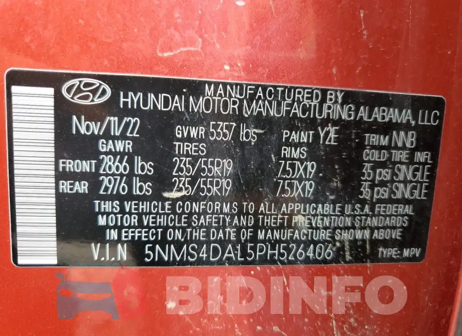 5NMS4DAL5PH526406 Photo# 14