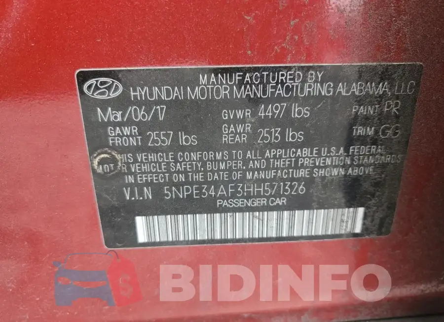 5NPE34AF3HH571326 Photo# 12