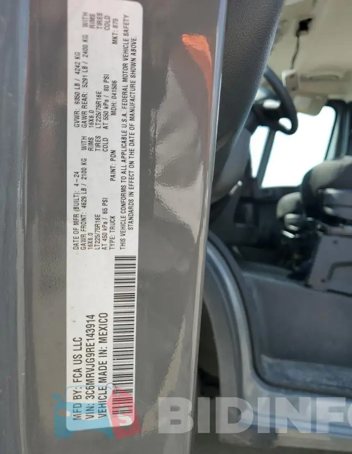 3C6MRVJG9RE143914 Photo# 13