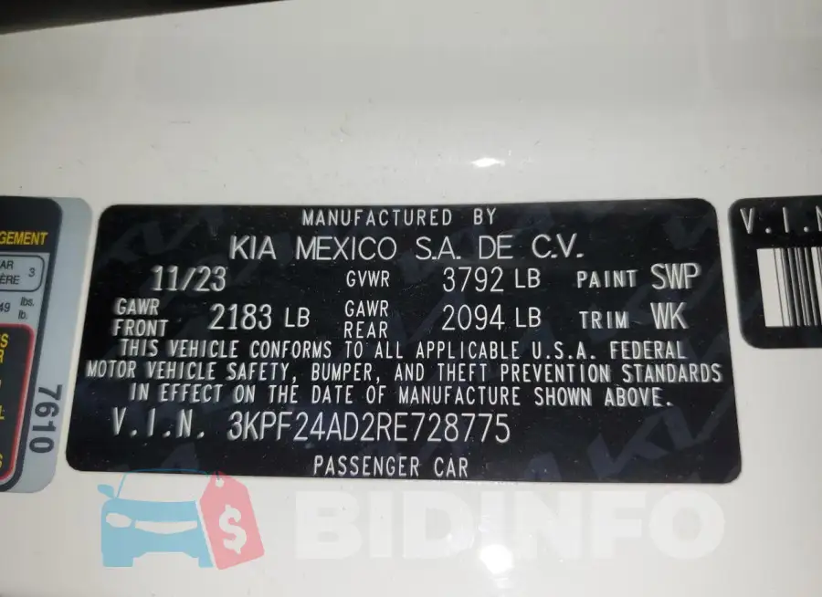 3KPF24AD2RE728775 Photo# 13