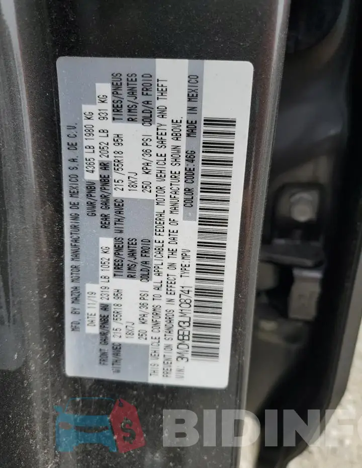 3MVDMBEM3LM108741 Photo# 14