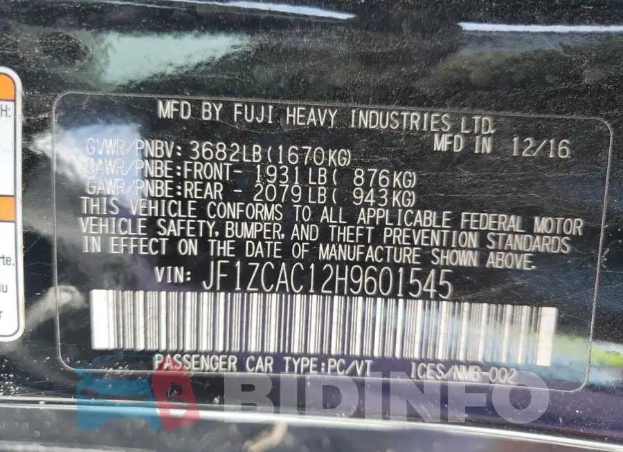 JF1ZCAC12H9601545 Photo# 12