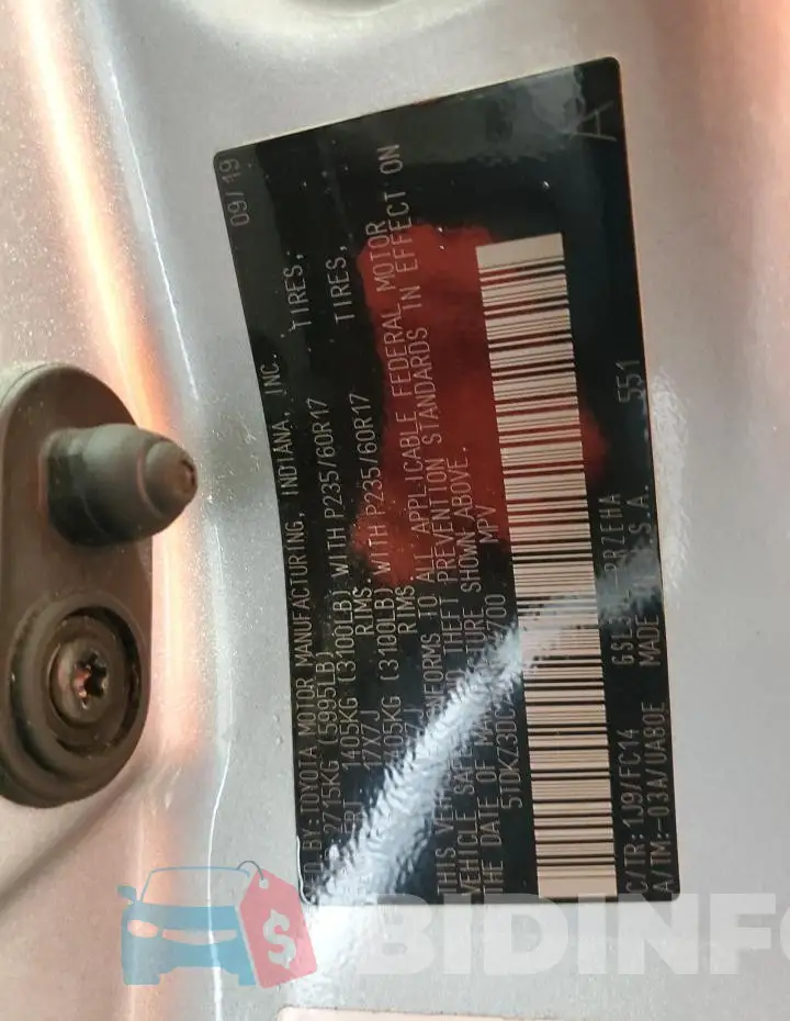 5TDKZ3DC7LS044700 Photo# 12