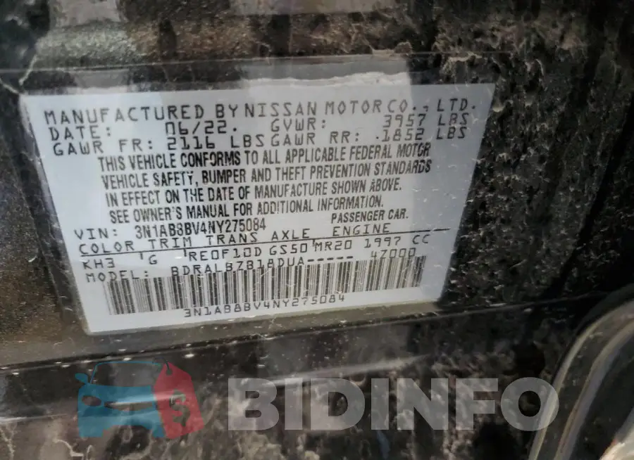 3N1AB8BV4NY275084 Photo# 12