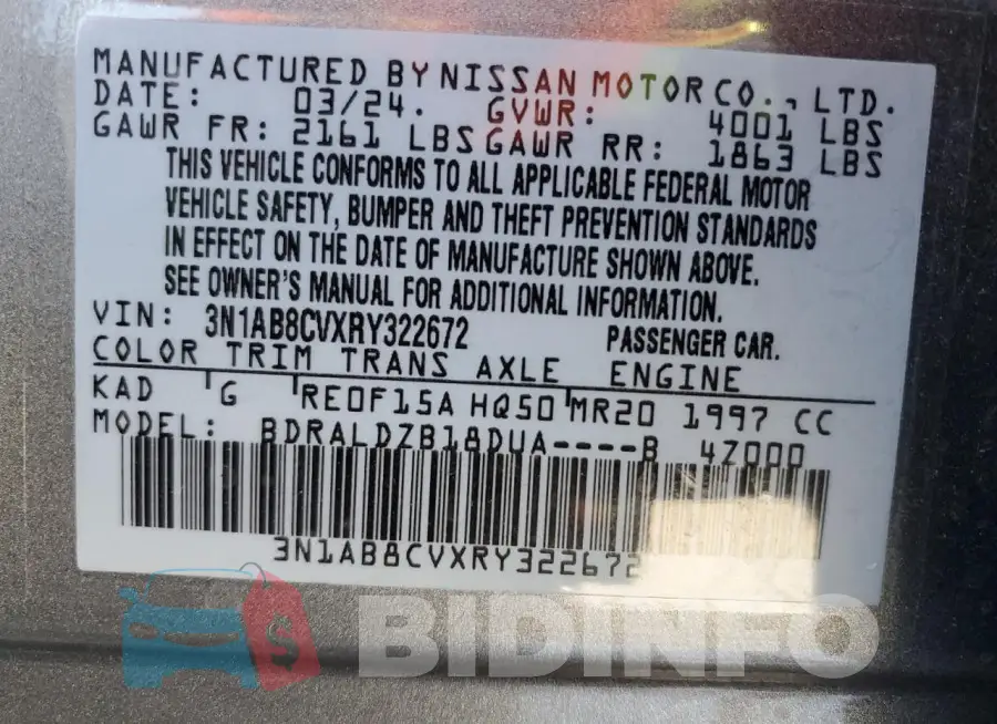 3N1AB8CVXRY322672 Photo# 12