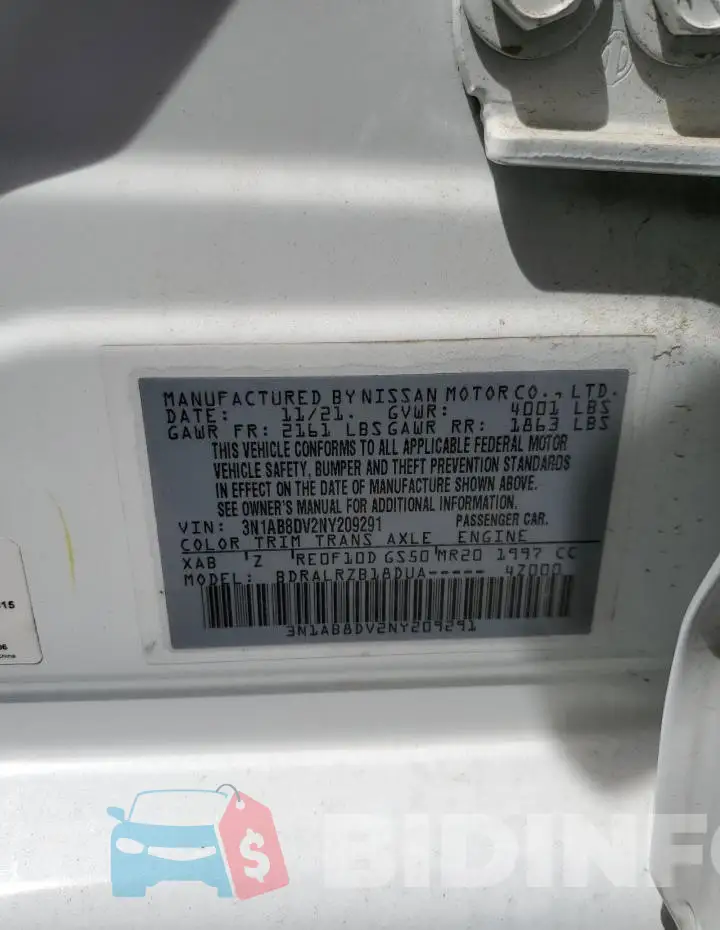 3N1AB8DV2NY209291 Photo# 12