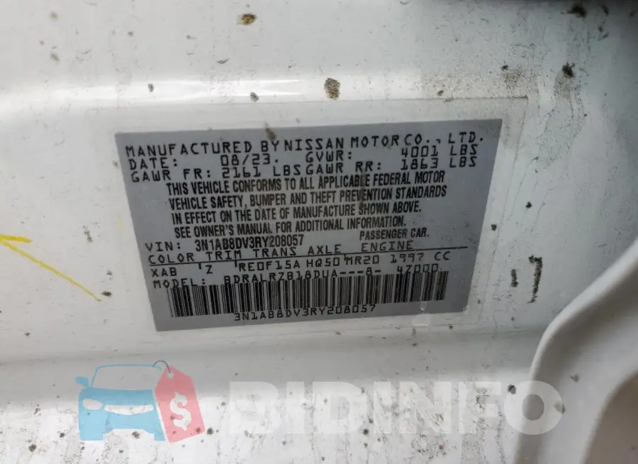 3N1AB8DV3RY208057 Photo# 12