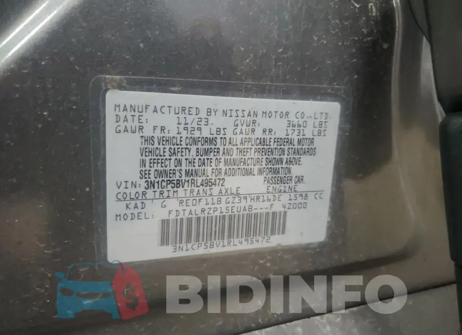 3N1CP5BV1RL495472 Photo# 13
