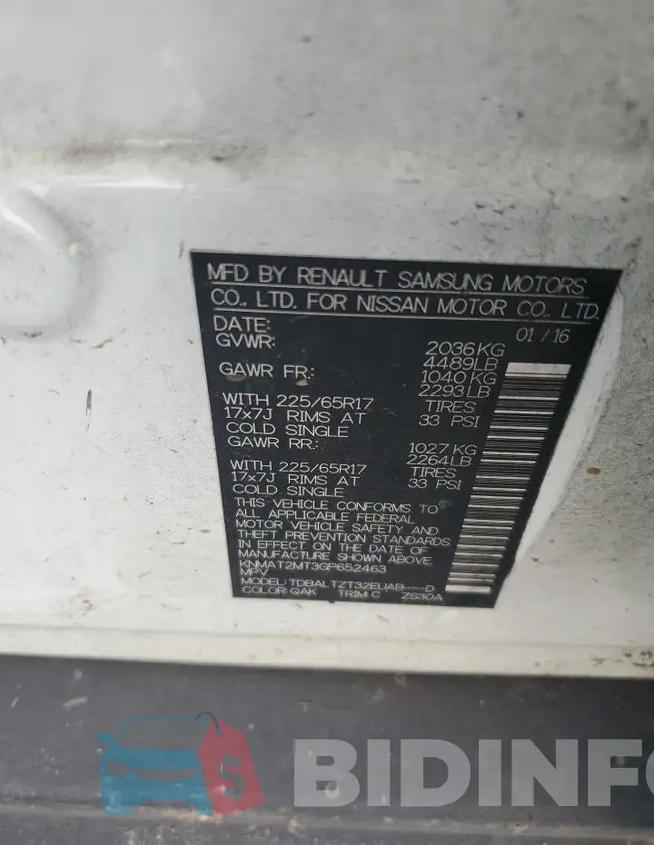 KNMAT2MT3GP652463 Photo# 13