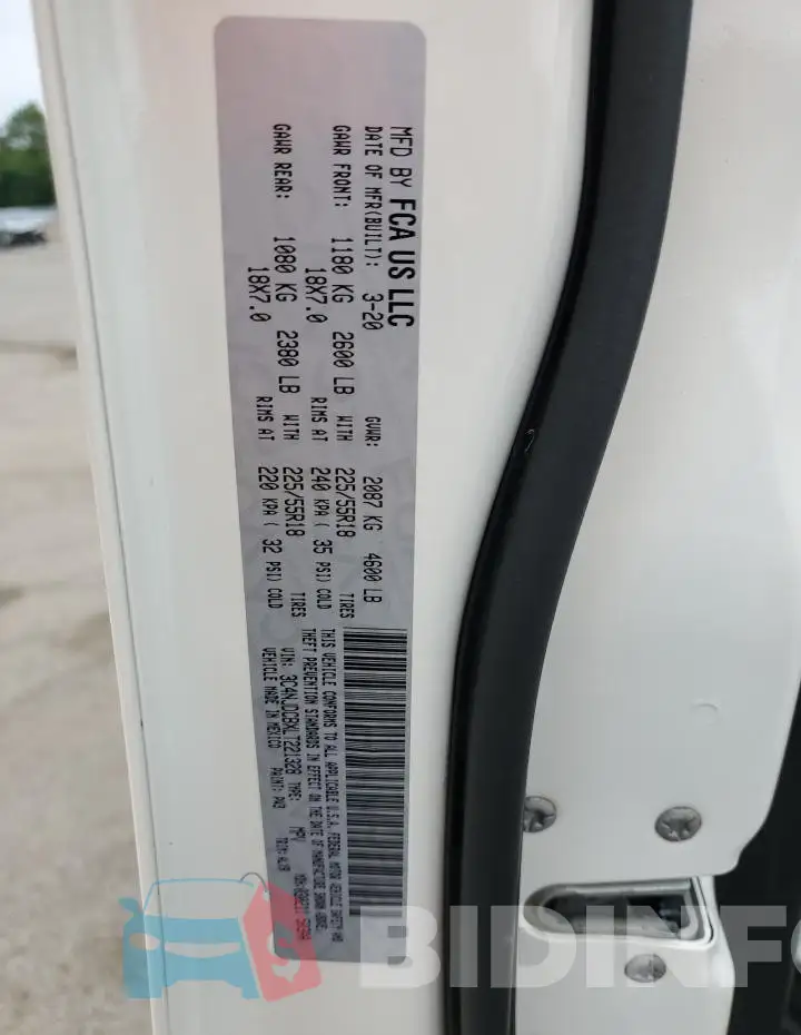 3C4NJDCBXLT221328 Photo# 13