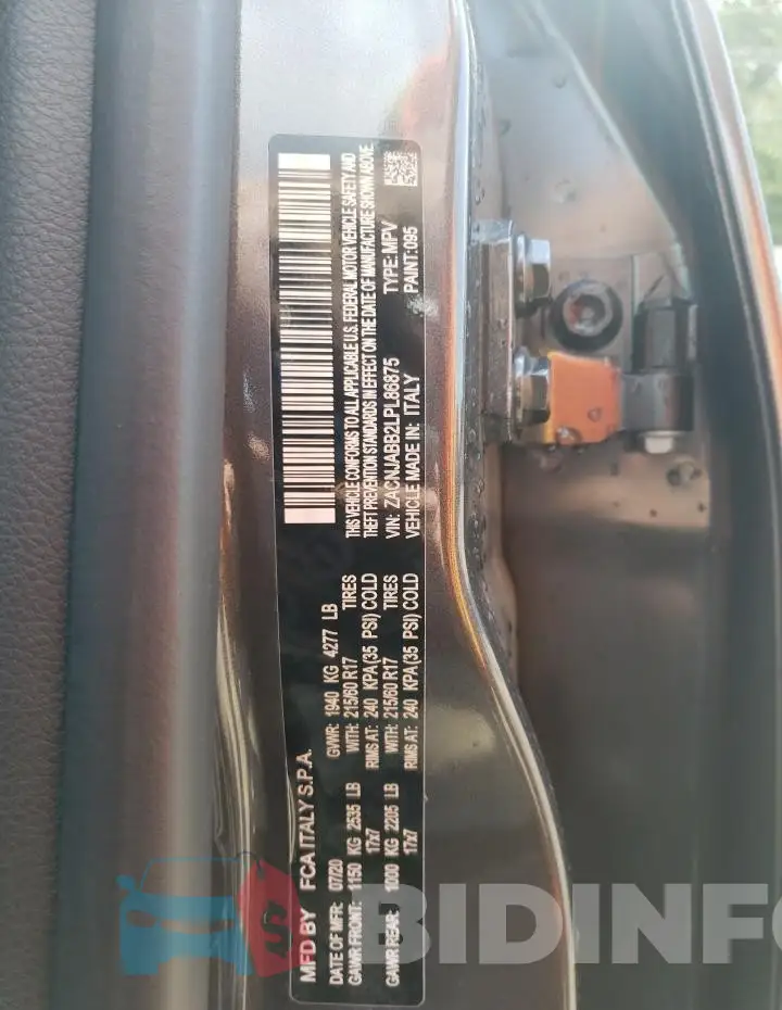 ZACNJABB2LPL86875 Photo# 14