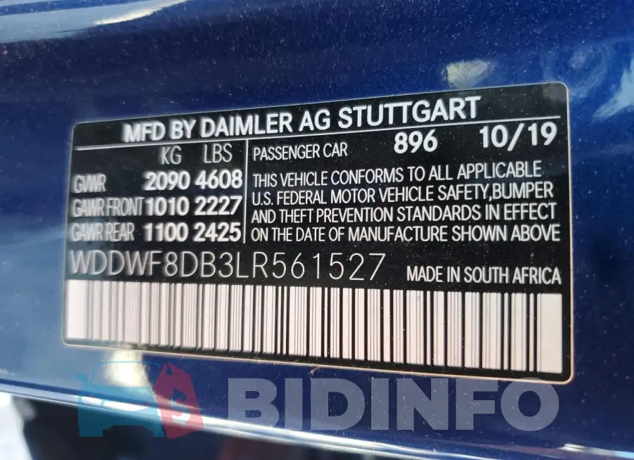 WDDWF8DB3LR561527 Photo# 12