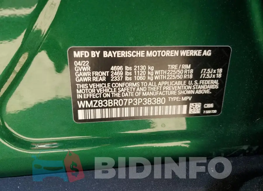 WMZ83BR07P3P38380 Photo# 13