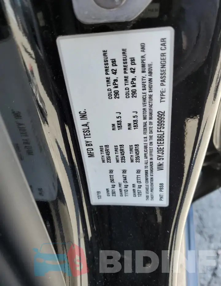 5YJ3E1EB6LF599992 Photo# 13