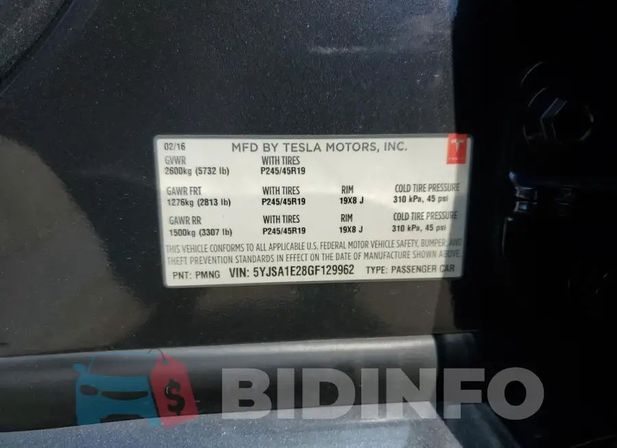 5YJSA1E28GF129962 Photo# 12