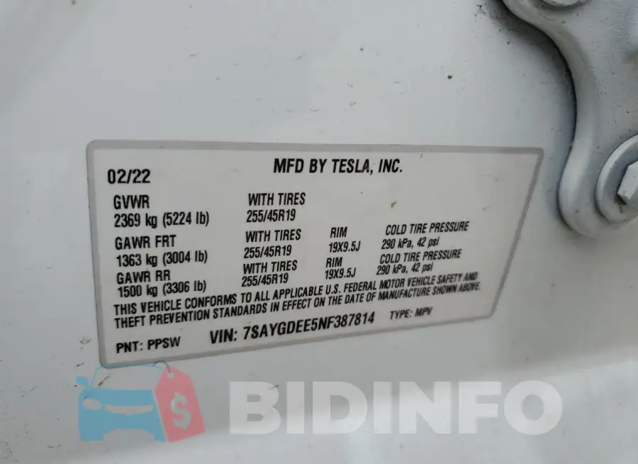 7SAYGDEE5NF387814 Photo# 13