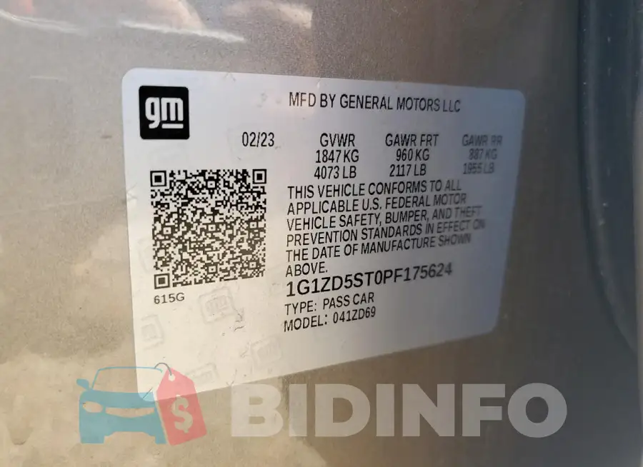 1G1ZD5ST0PF175624 Photo# 12