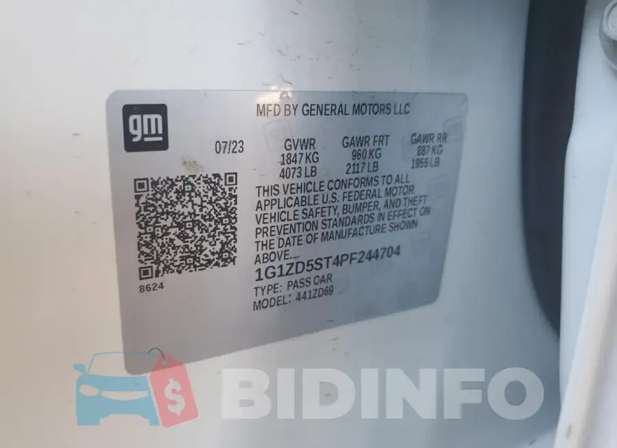 1G1ZD5ST4PF244704 Photo# 12