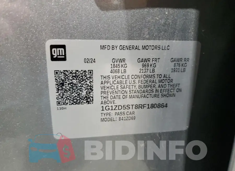 1G1ZD5ST8RF180864 Photo# 13
