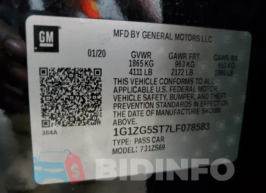 1G1ZG5ST7LF078583 Photo# 12