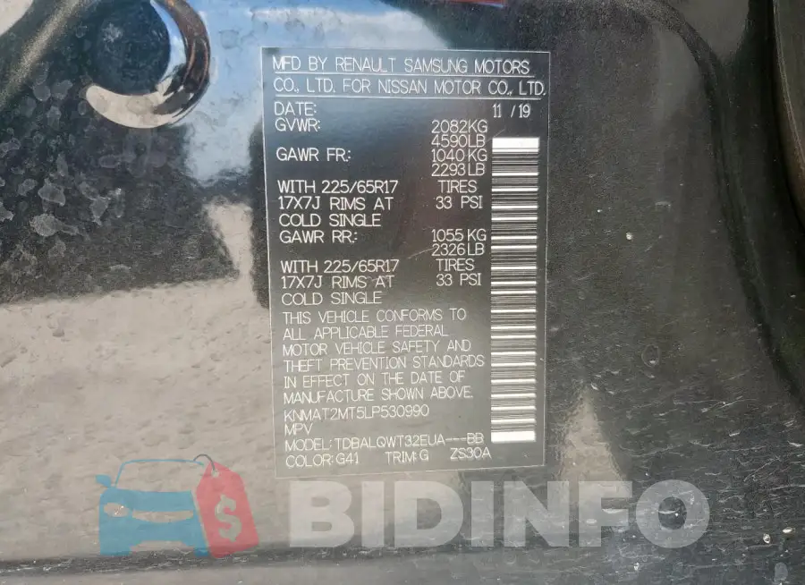 KNMAT2MT5LP530990 Photo# 13