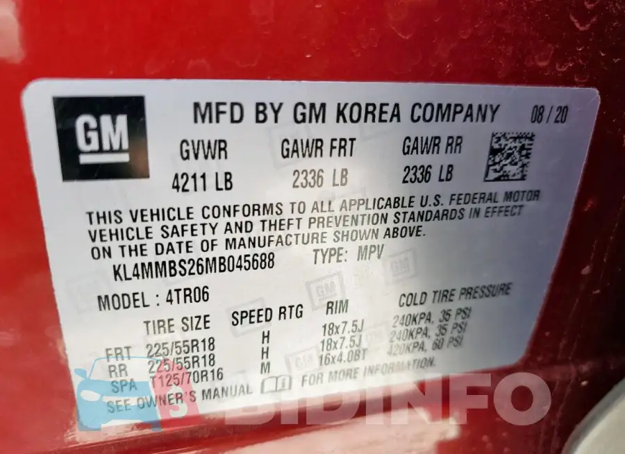 KL4MMBS26MB045688 Photo# 14